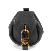 Delvaux Steel Grey Micro Cerceau Pouch