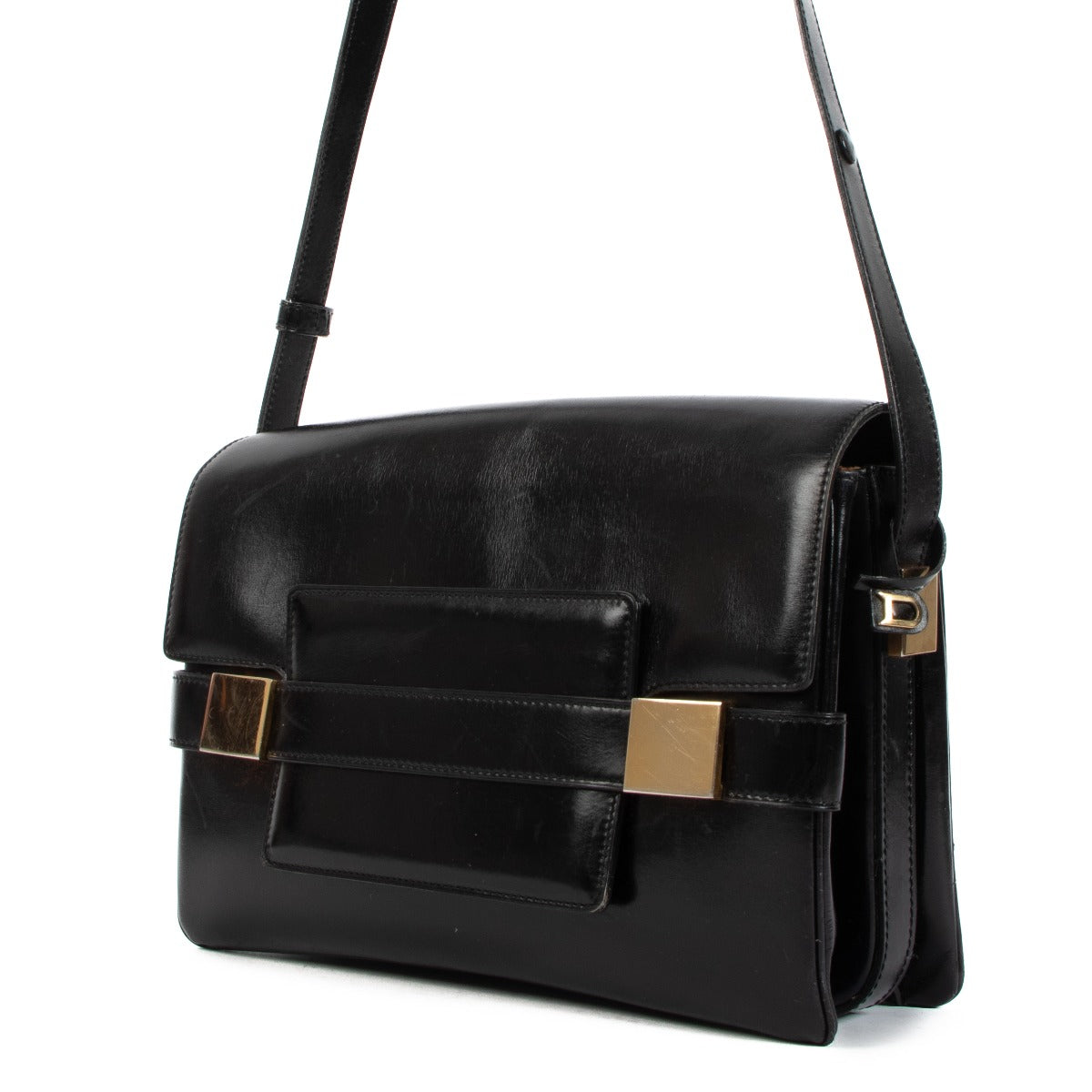 shop authentic second hand Delvaux Madame Black Box Calf on Labellov.com