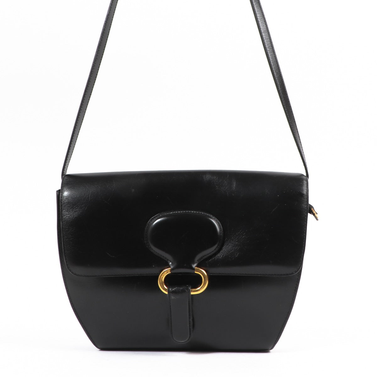 Delvaux Black Box Calf Vintage Crossbody Bag