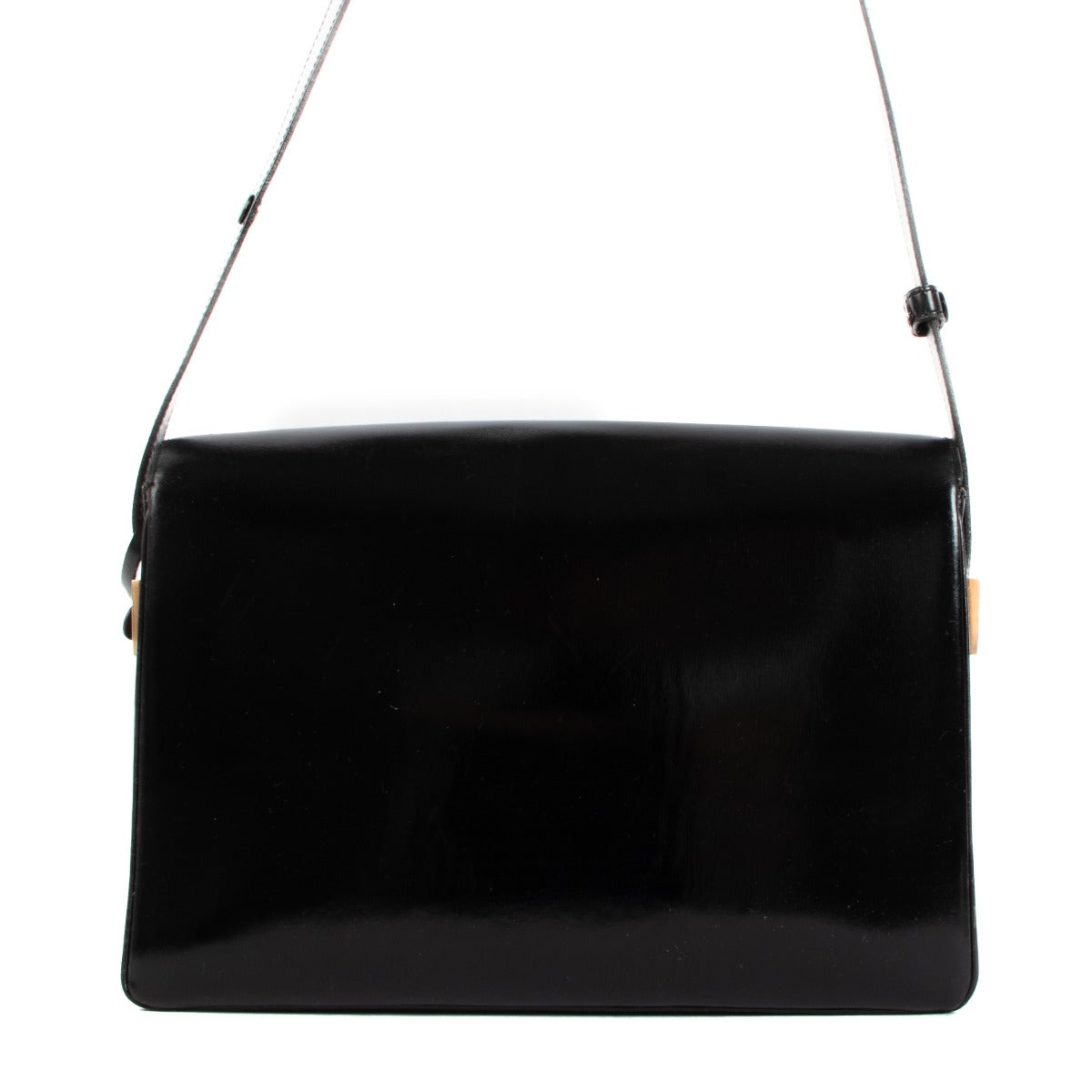 Delvaux Madame Black Box Calf Vintage