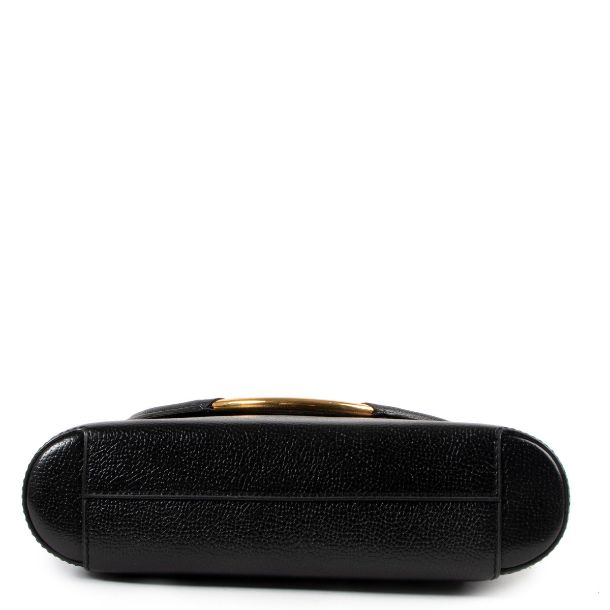 Sac bandoulière Delvaux Eclair en cuir Jumping noir