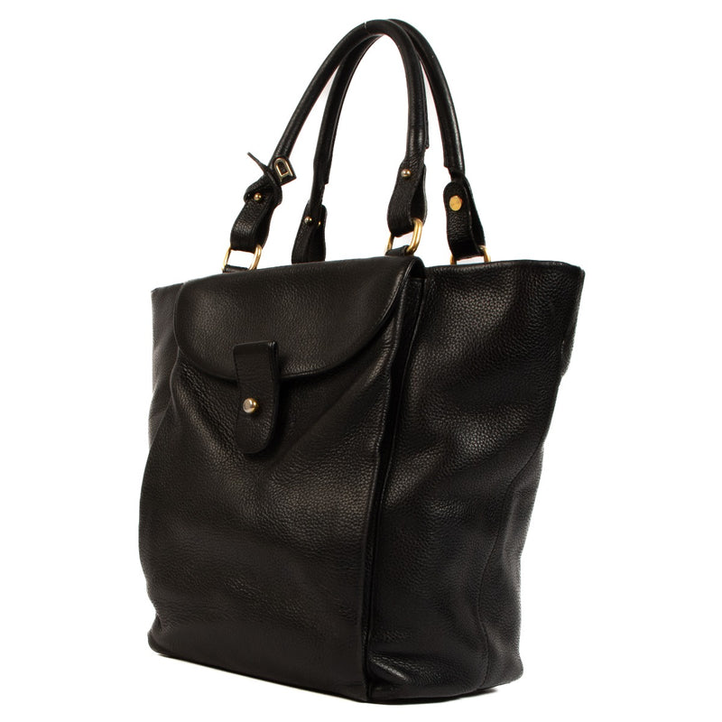 Delvaux Black Leather Meli-Melo Bag