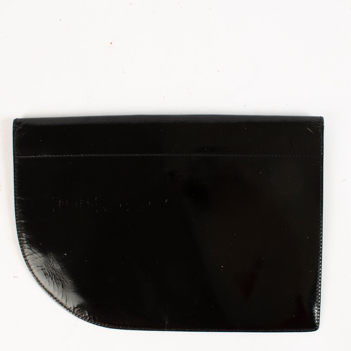 Authentic Preloved Delvaux Black Patent Vintage Clutch on Labellov.com