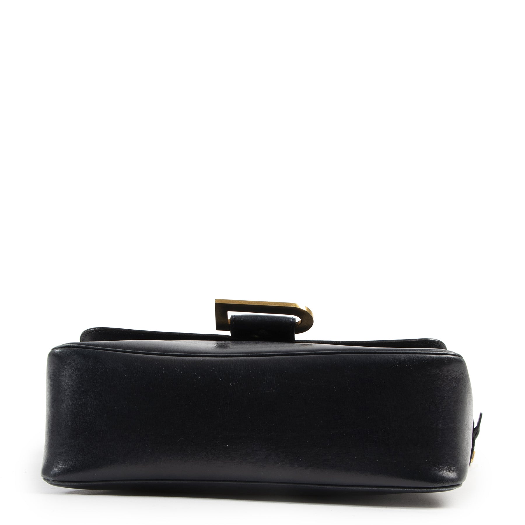 Delvaux Dark Blue Poirier Shoulder Bag