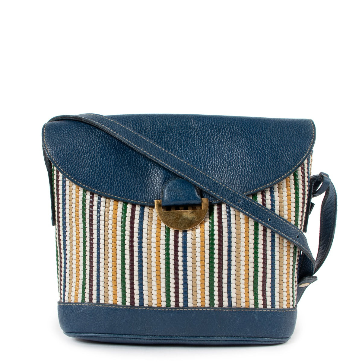 Delvaux Multicolour Toile De Cuir Vintage Crossbody Bag