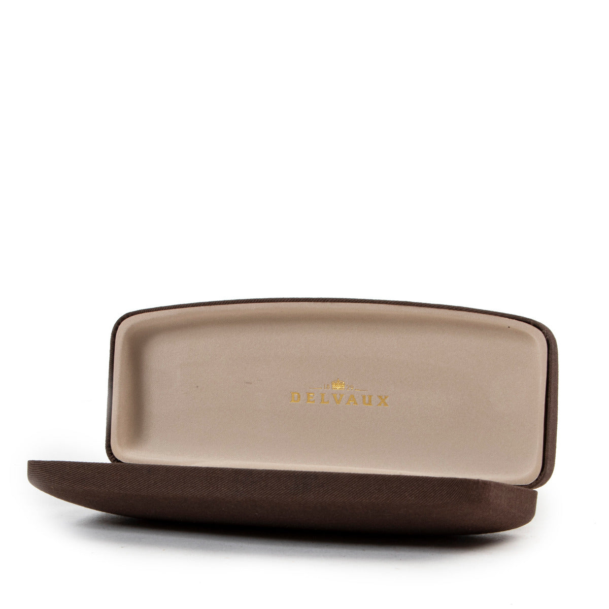 Delvaux Brown Glasses Case