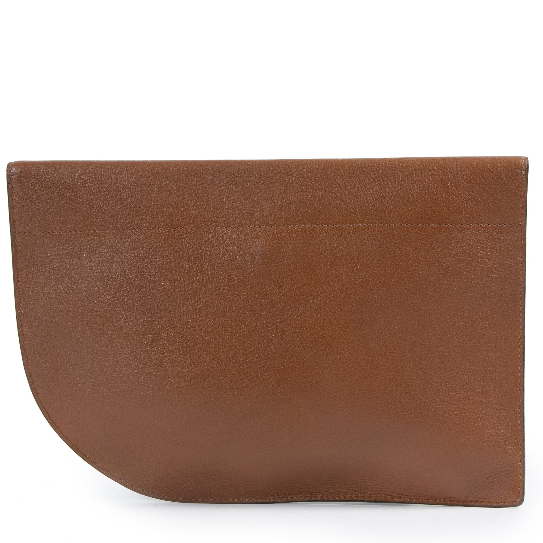 acheter en ligne seconde main Delvaux Cognac Clutch