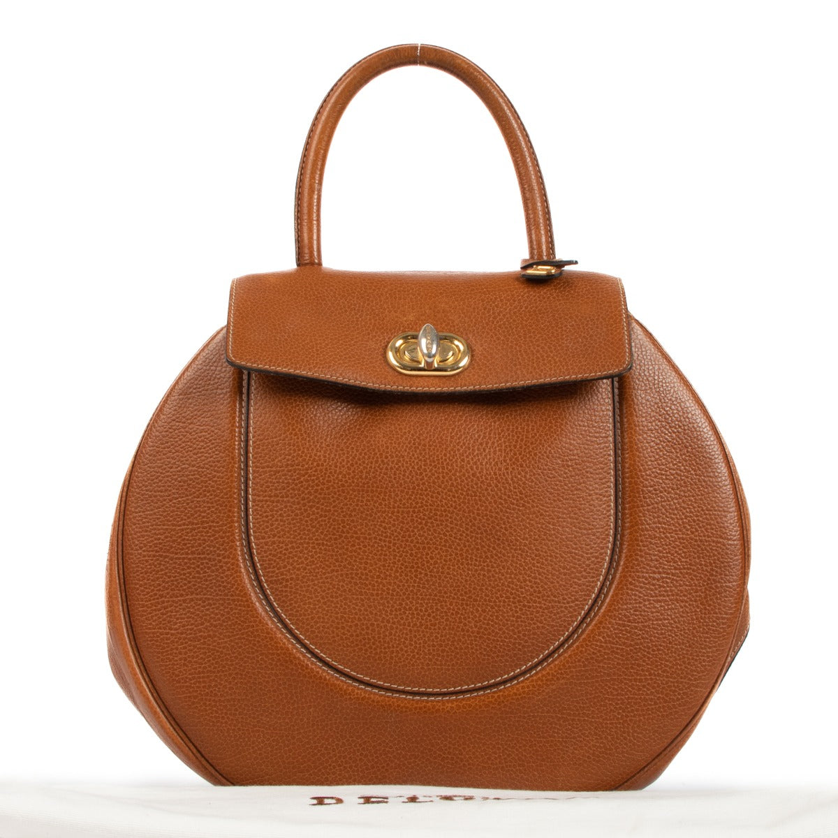Delvaux Extase Cognac Galop Bag