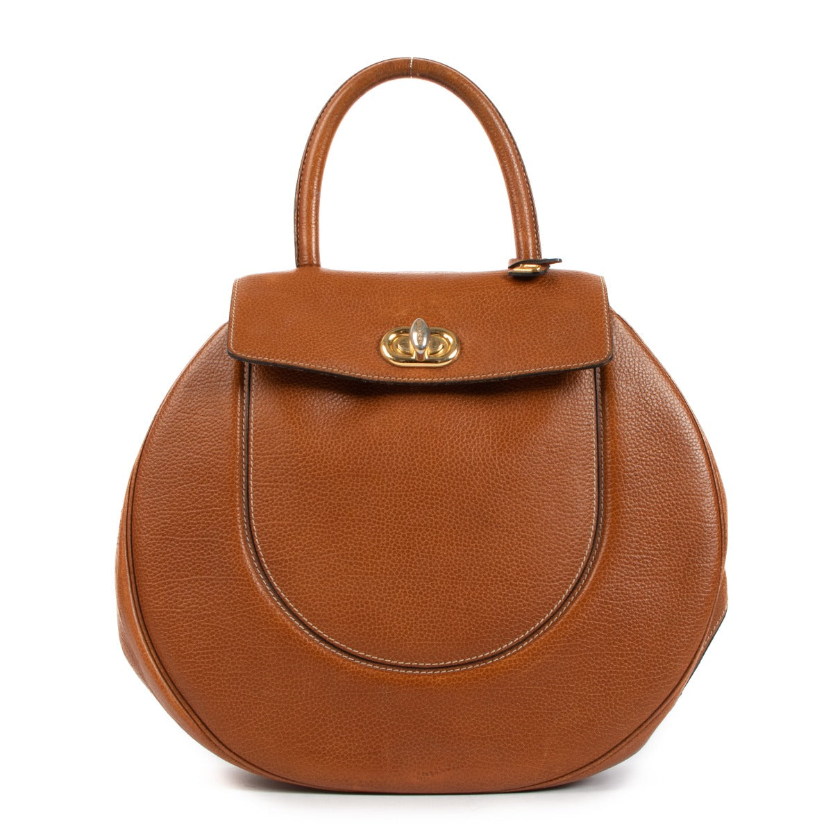 Delvaux Extase Cognac Galop Bag