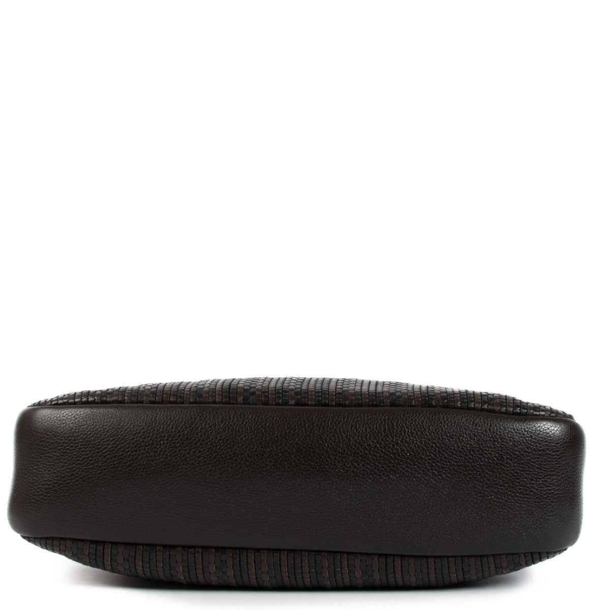 Sac bandoulière Delvaux Pignac en toile de cuir marron