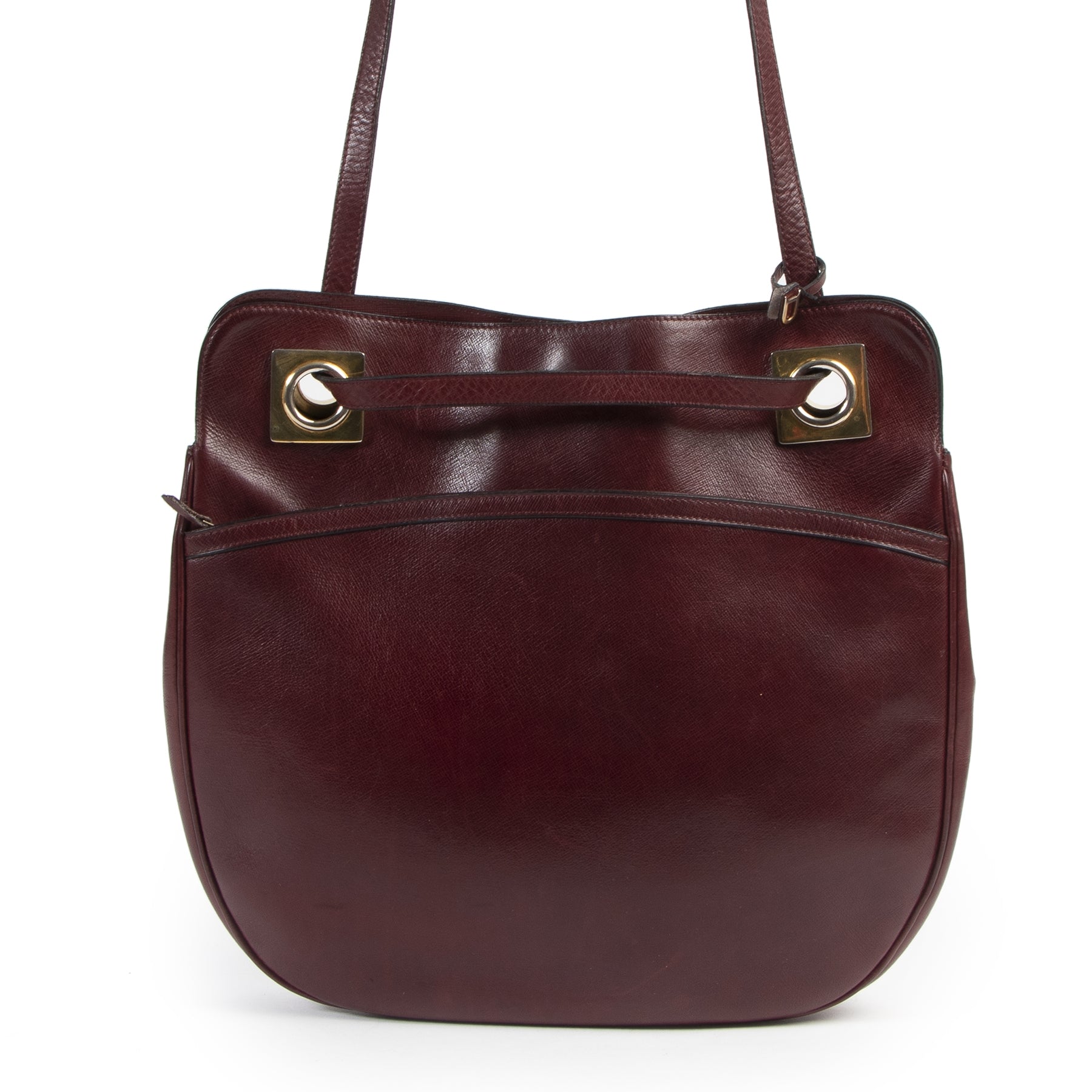 Delvaux Bordeaux Shoulder Bag