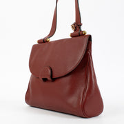 Authentic Second Hand Delvaux Burgundy Impromptu Bag on Labellov.com