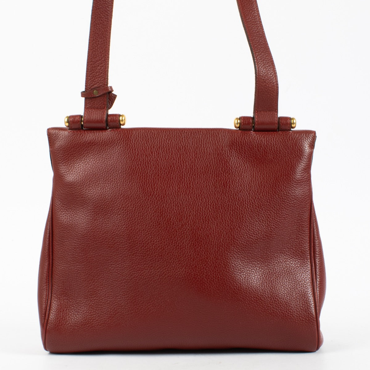 Authentic Second Hand Delvaux Burgundy Impromptu Bag on Labellov.com
