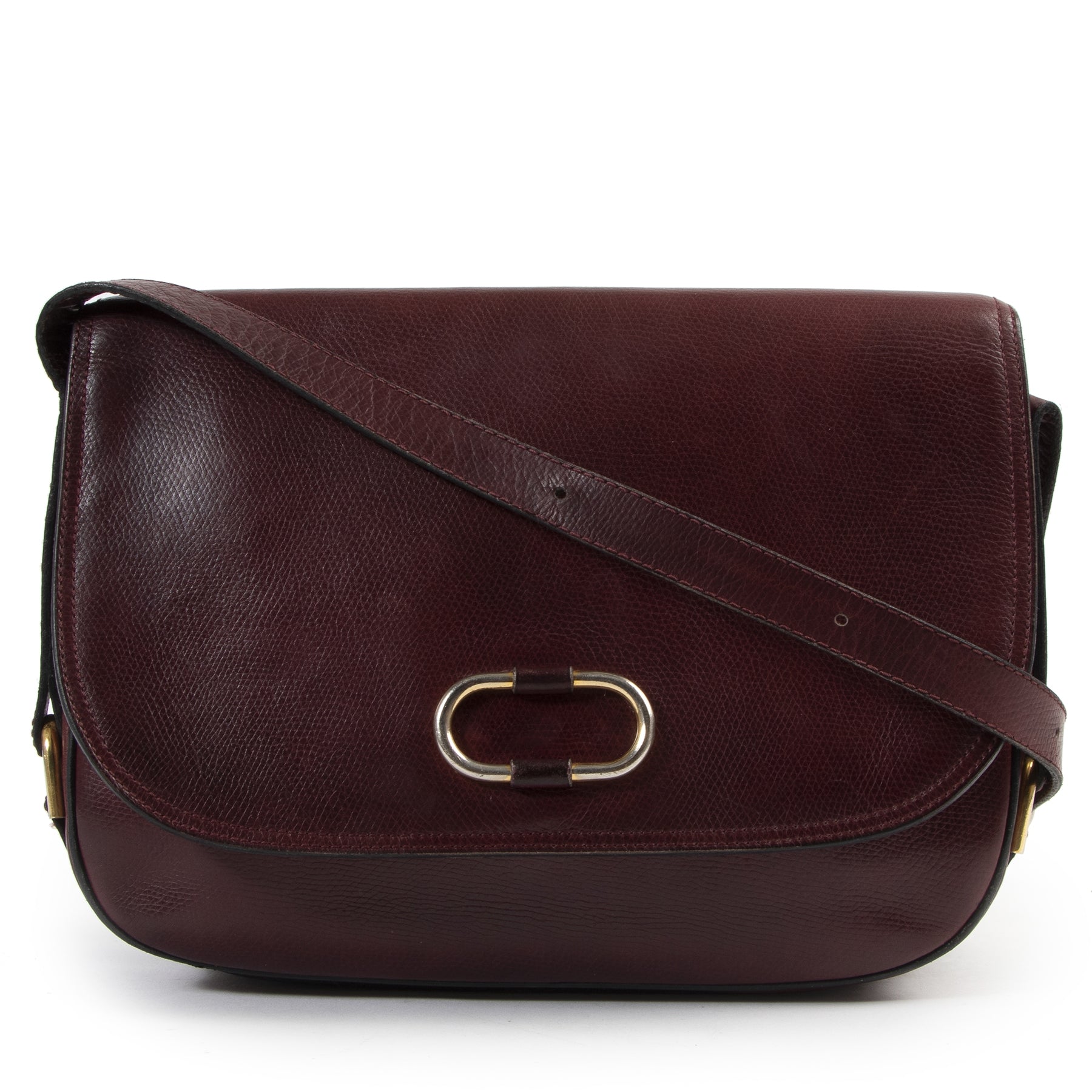 Delvaux Bordeaux Crossbody Bag