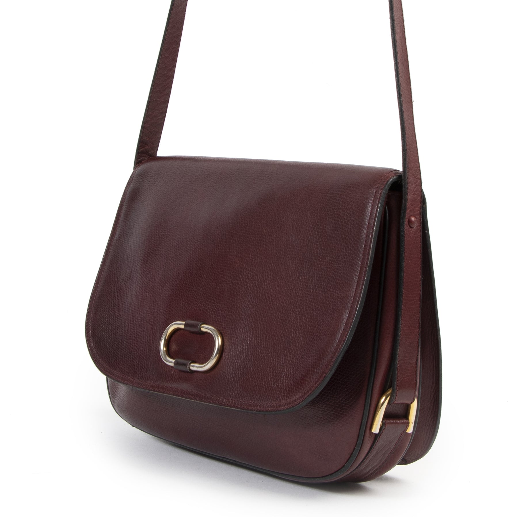 Delvaux Bordeaux Crossbody Bag