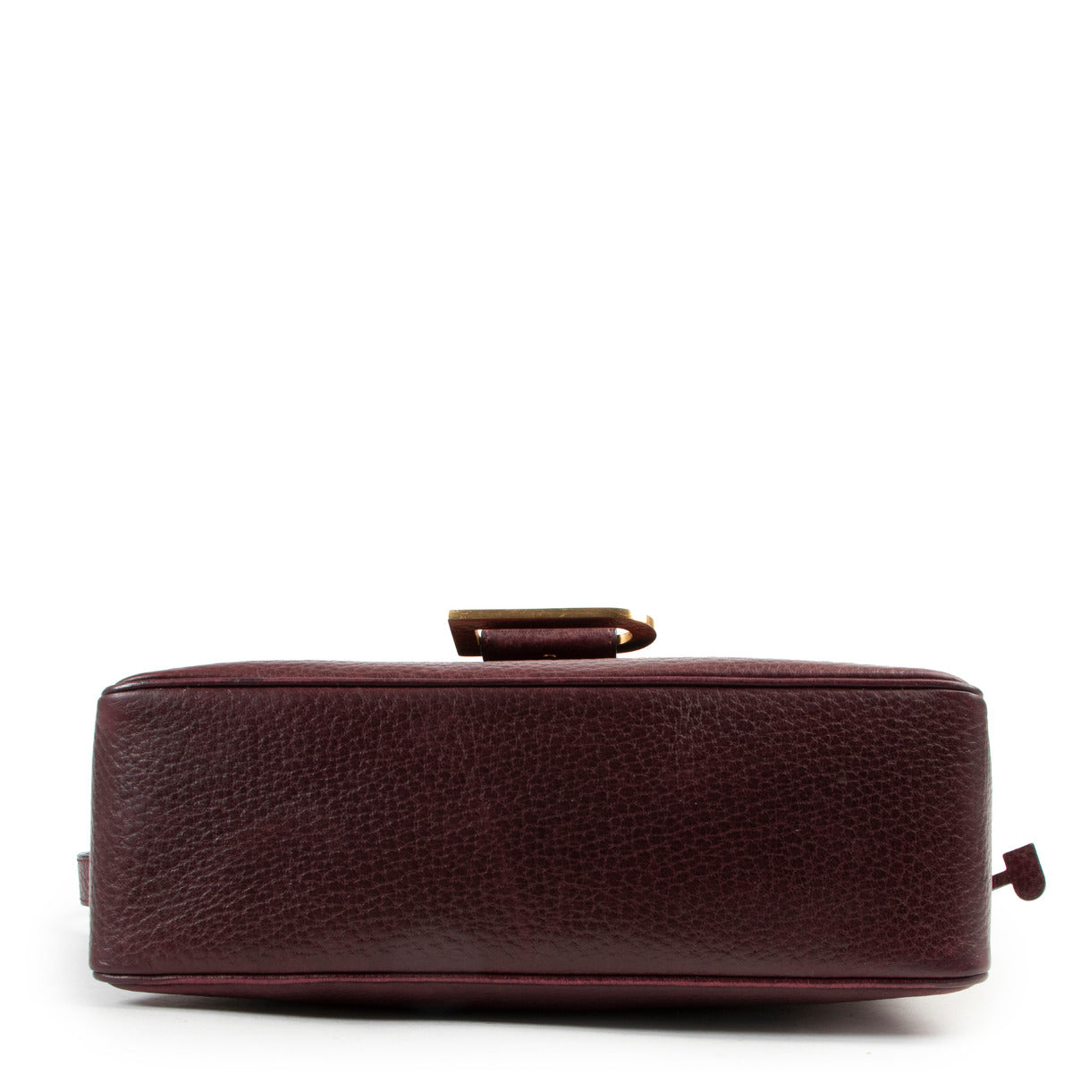 Delvaux Burgundy Poirier Crossbody Bag