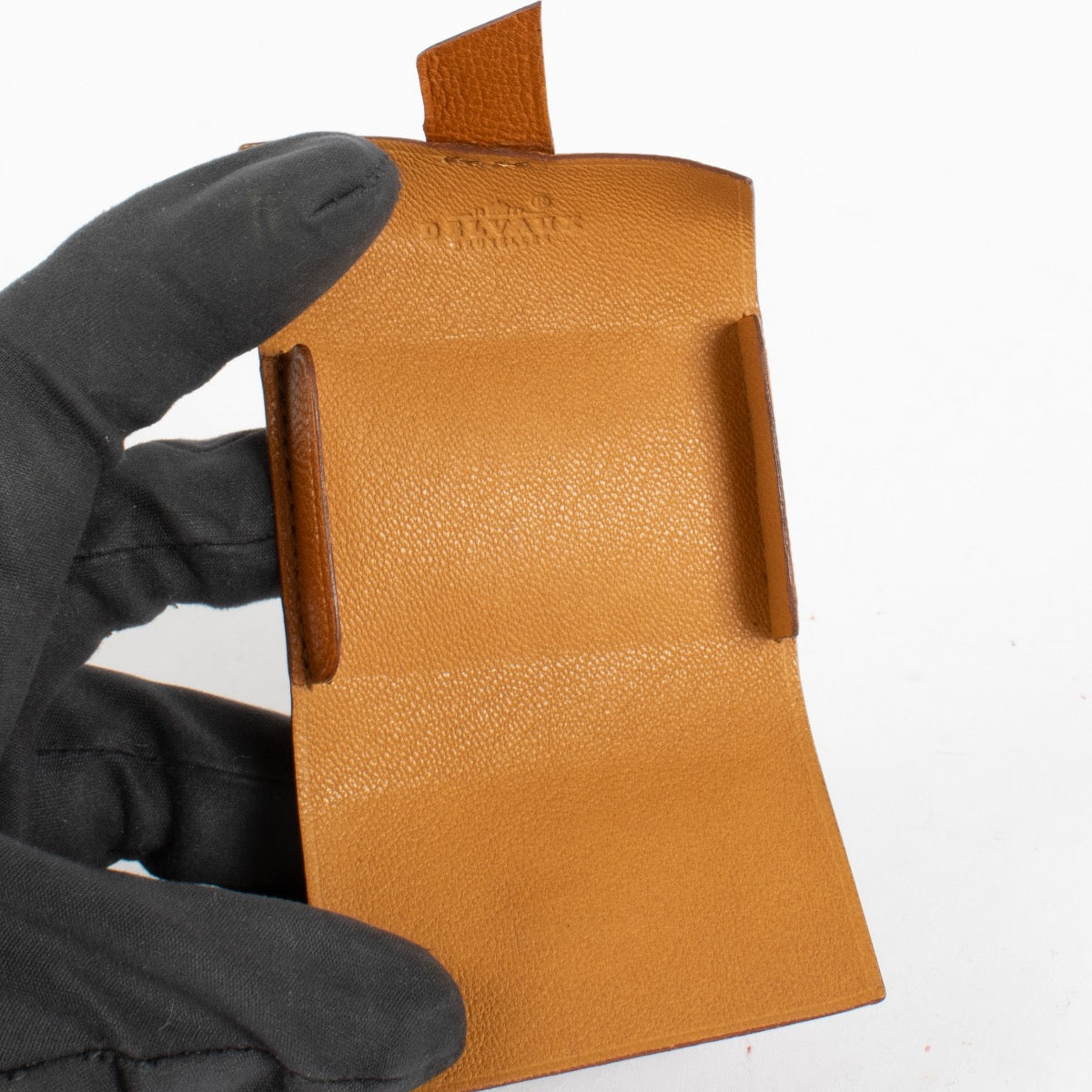 Authentic Second Hand Delvaux Camel Mini Notebook Cover on Labellov.com