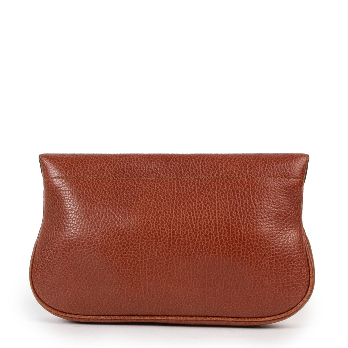 Shop safe online at Labellov in Antwerp this 100% authentic second hand Delvaux Cognac Leather Pouch