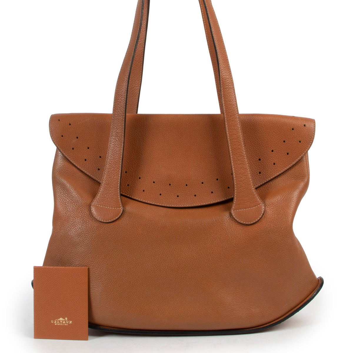 Delvaux Cognac Shoulder Bag now available at Labellov Luxury. Buy and sell designer items. Buy secondhand or vintage delvaux handbags and items for a reasonable price.