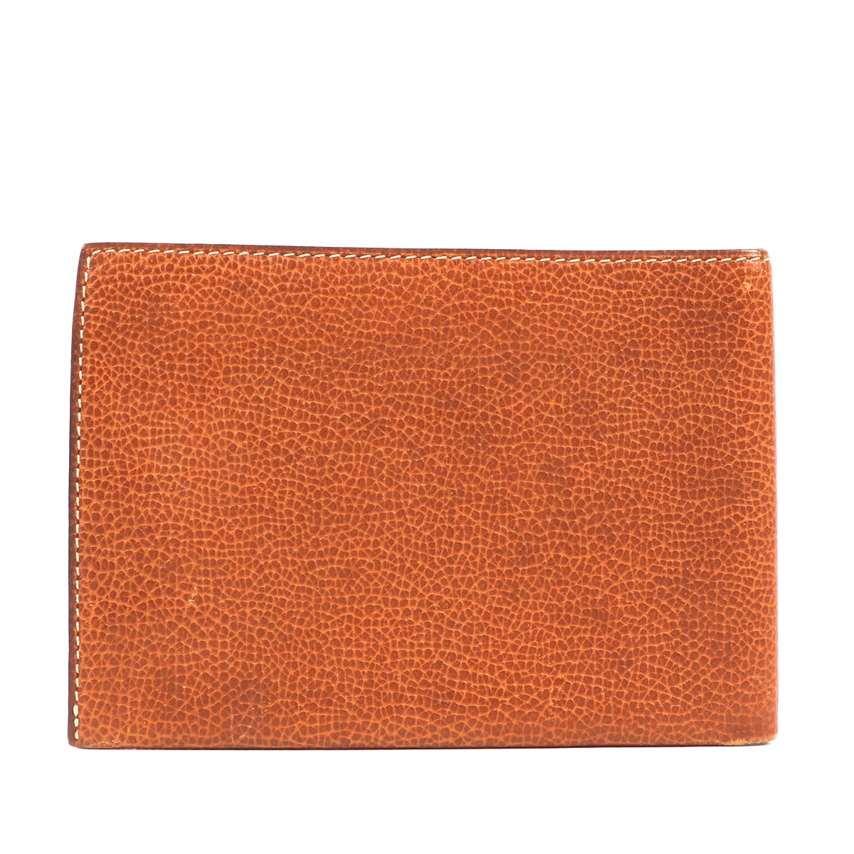 Delvaux Cognac Leather Bi-fold Wallet