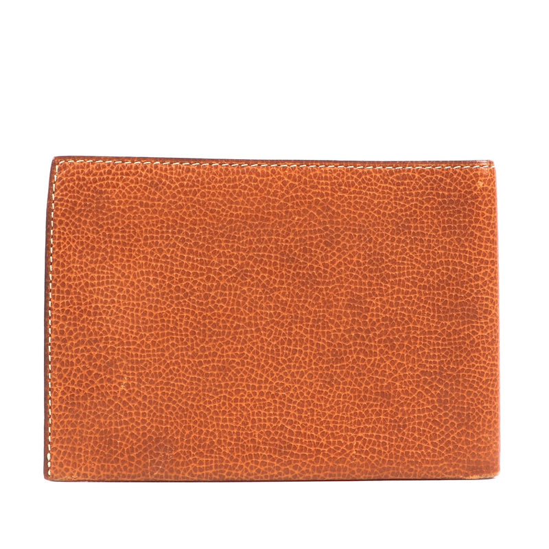 Delvaux Cognac Leather Bi-fold Wallet