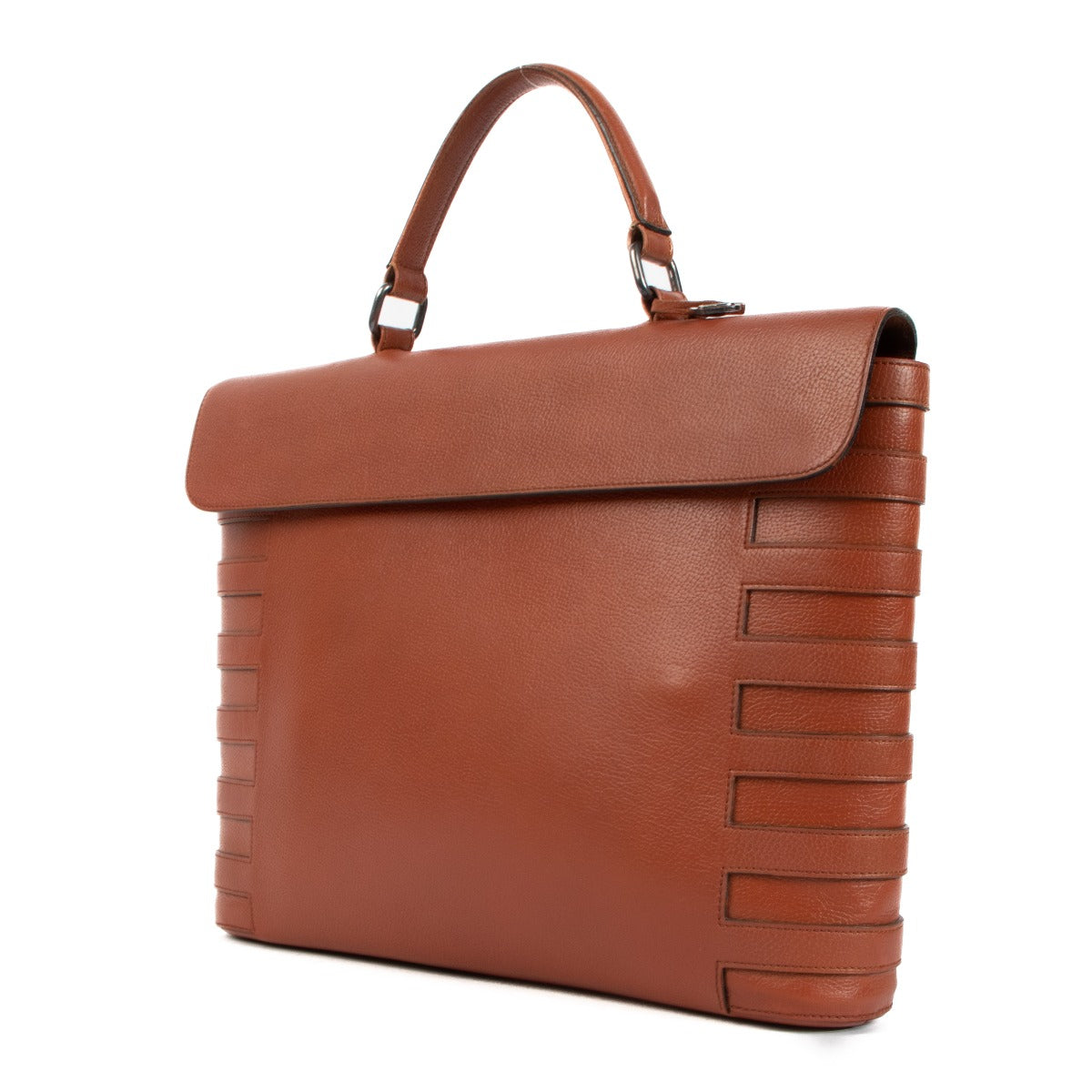 Delvaux Red Cèdre Briefcase