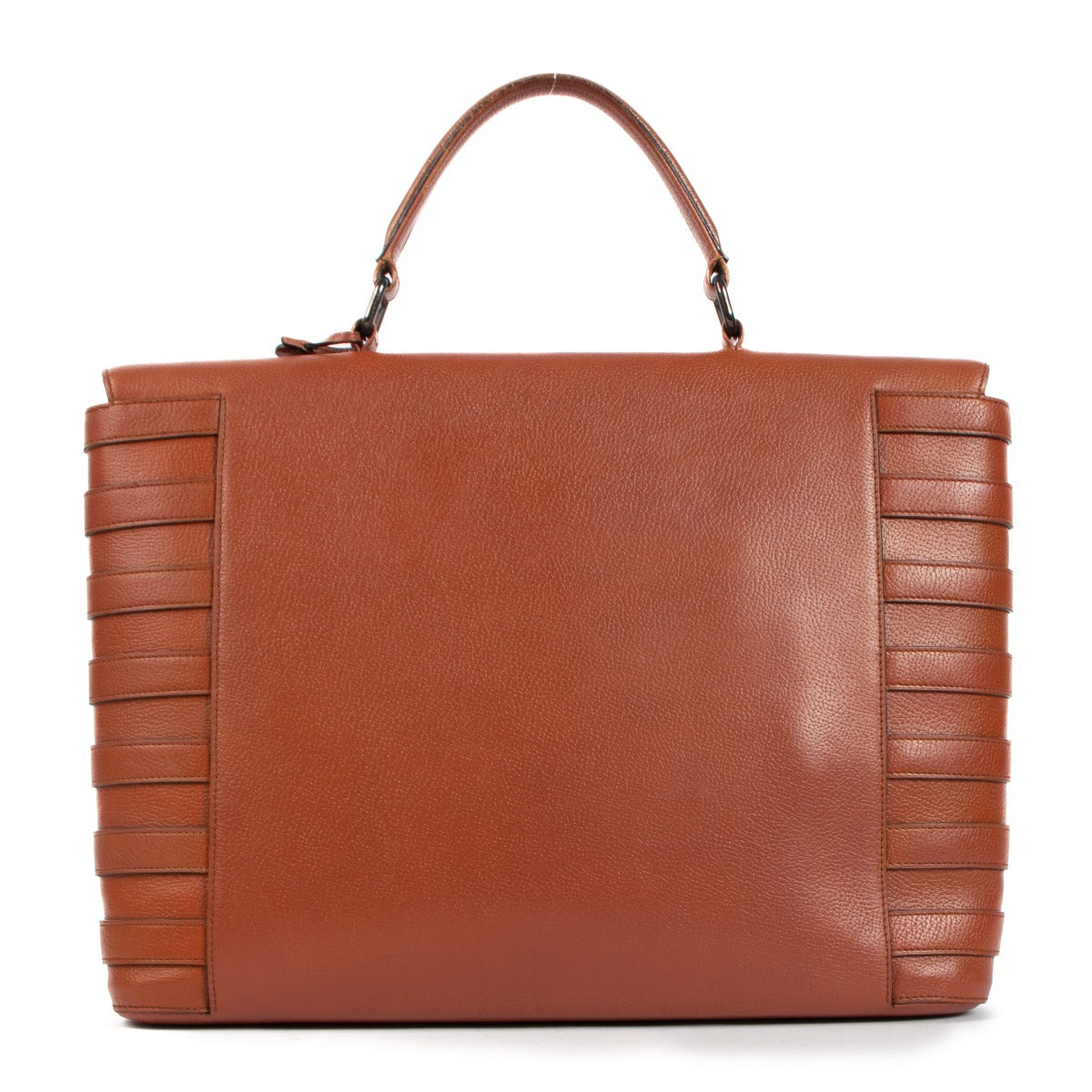 Delvaux Red Cèdre Briefcase