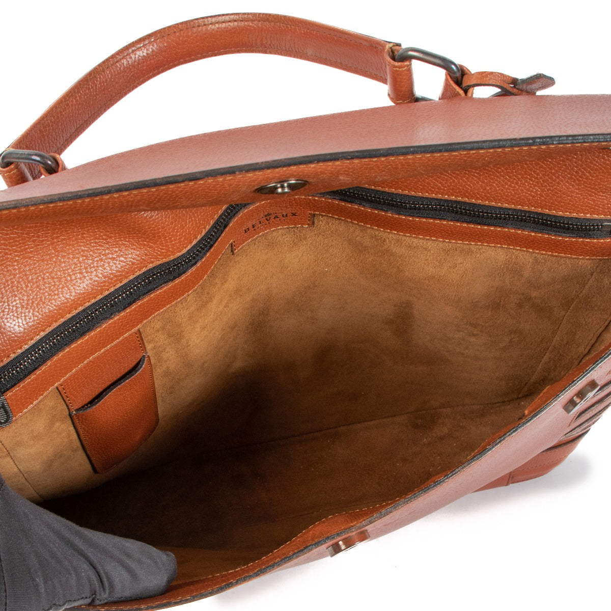 Delvaux Red Cèdre Briefcase
