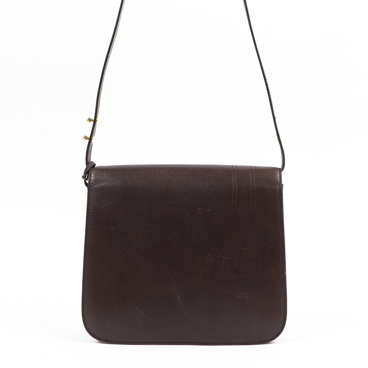 Sac bandoulière Delvaux vintage marron