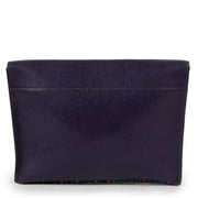 Shop safe online at Labellov in Antwerp this 100% authentic second hand Delvaux Multicolor Toile De Cuir Clutch