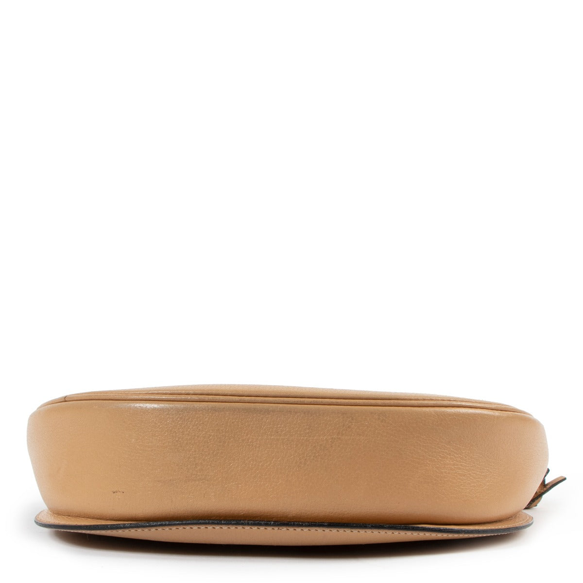 Delvaux Beige Leather Vintage Crossbody Bag