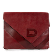 Delvaux Vintage Red Large Clutch