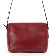 Authentic secondhand Delvaux Red poirier Shoulder Bag designer bags fashion luxury vintage webshop safe secure online shopping