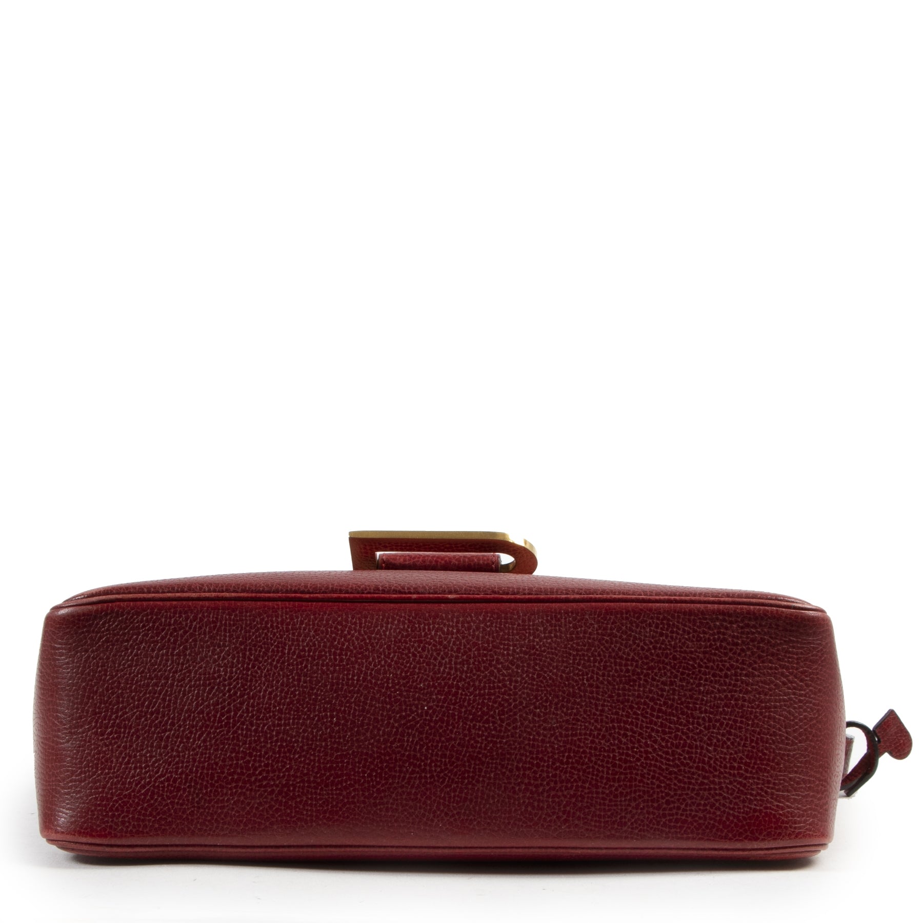 Authentic secondhand Delvaux Red poirier Shoulder Bag designer bags fashion luxury vintage webshop safe secure online shopping