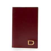 Delvaux Burgundy Address Book