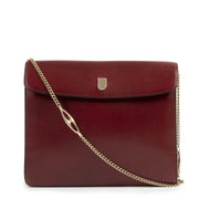 Delvaux Bordeaux Vintage Clutch Bag