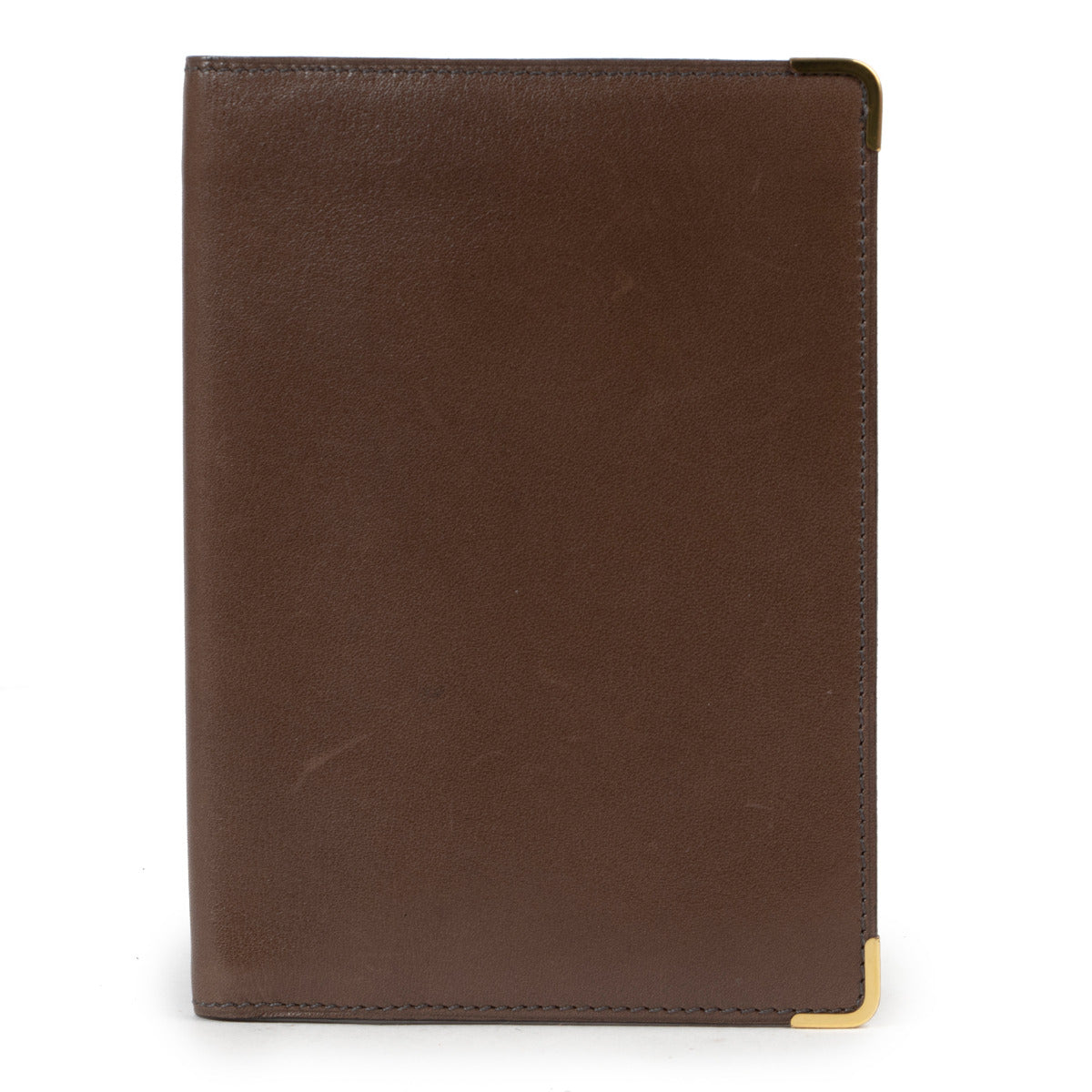 Delvaux Taupe Leather Wallet