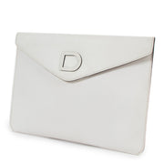 Delvaux White Leather Vintage Clutch