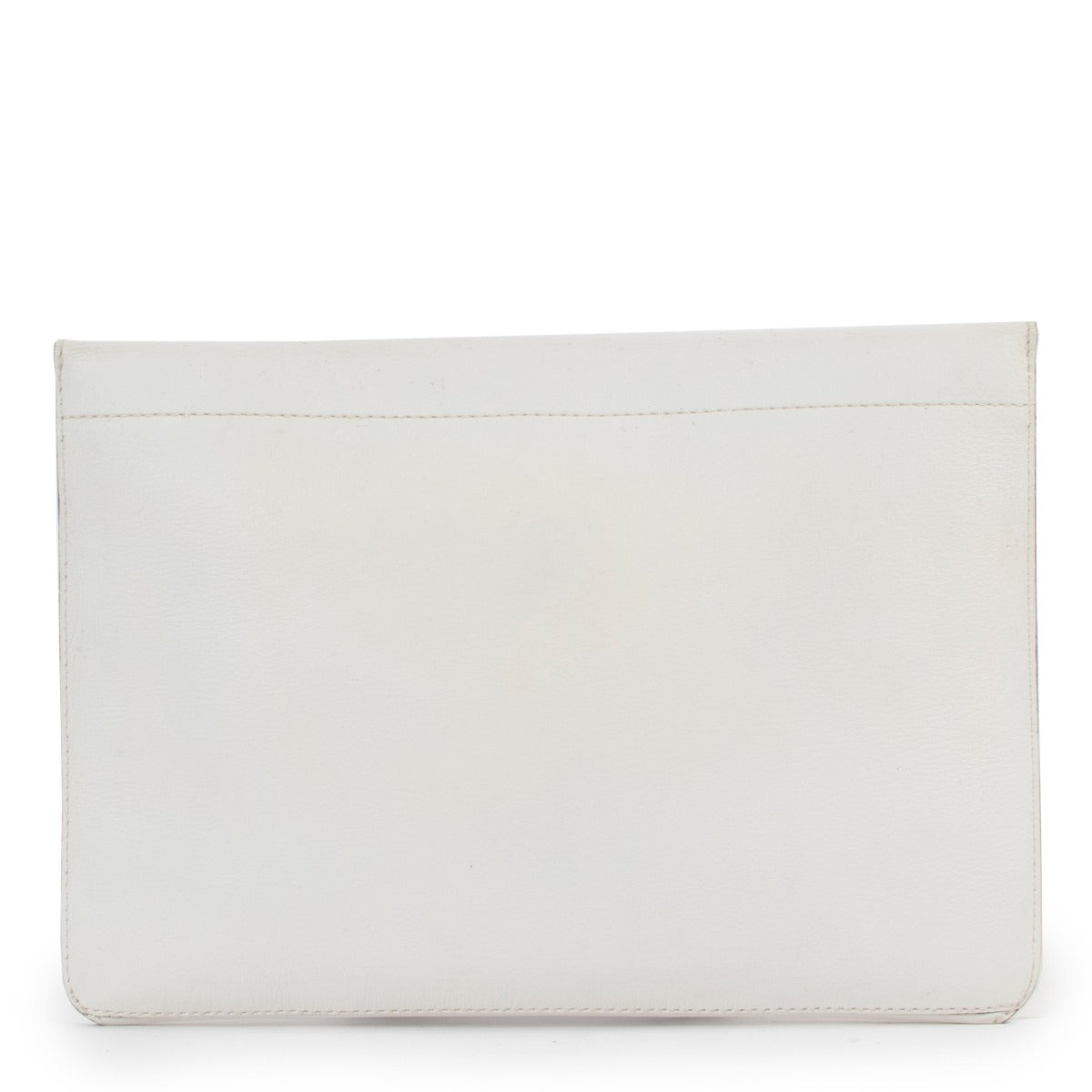 Delvaux White Leather Vintage Clutch