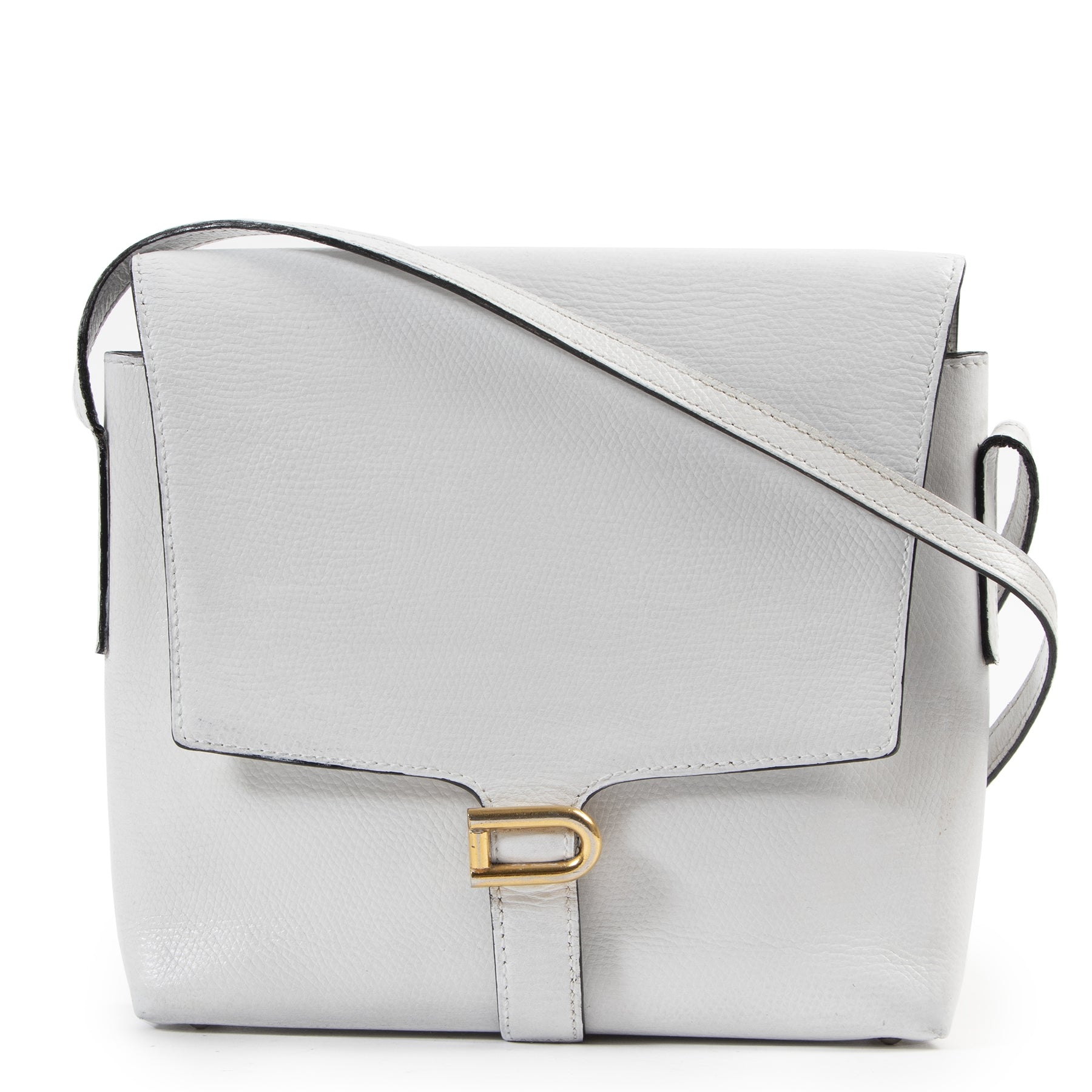 koop veilig online Delvaux White Crossbody Bag