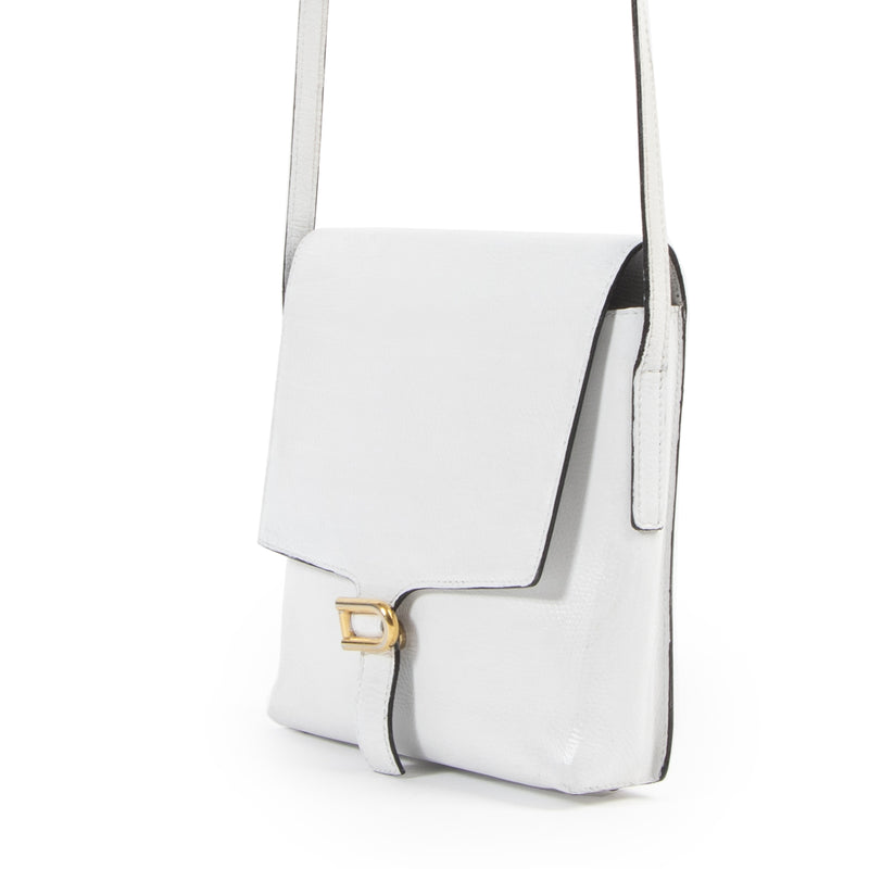 acheter en linge seconde main Delvaux White Crossbody Bag