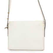 Delvaux White Poirier Crossbody Bag now available at Labellov Luxury. Vintage delvaux bag in good preloved condition.