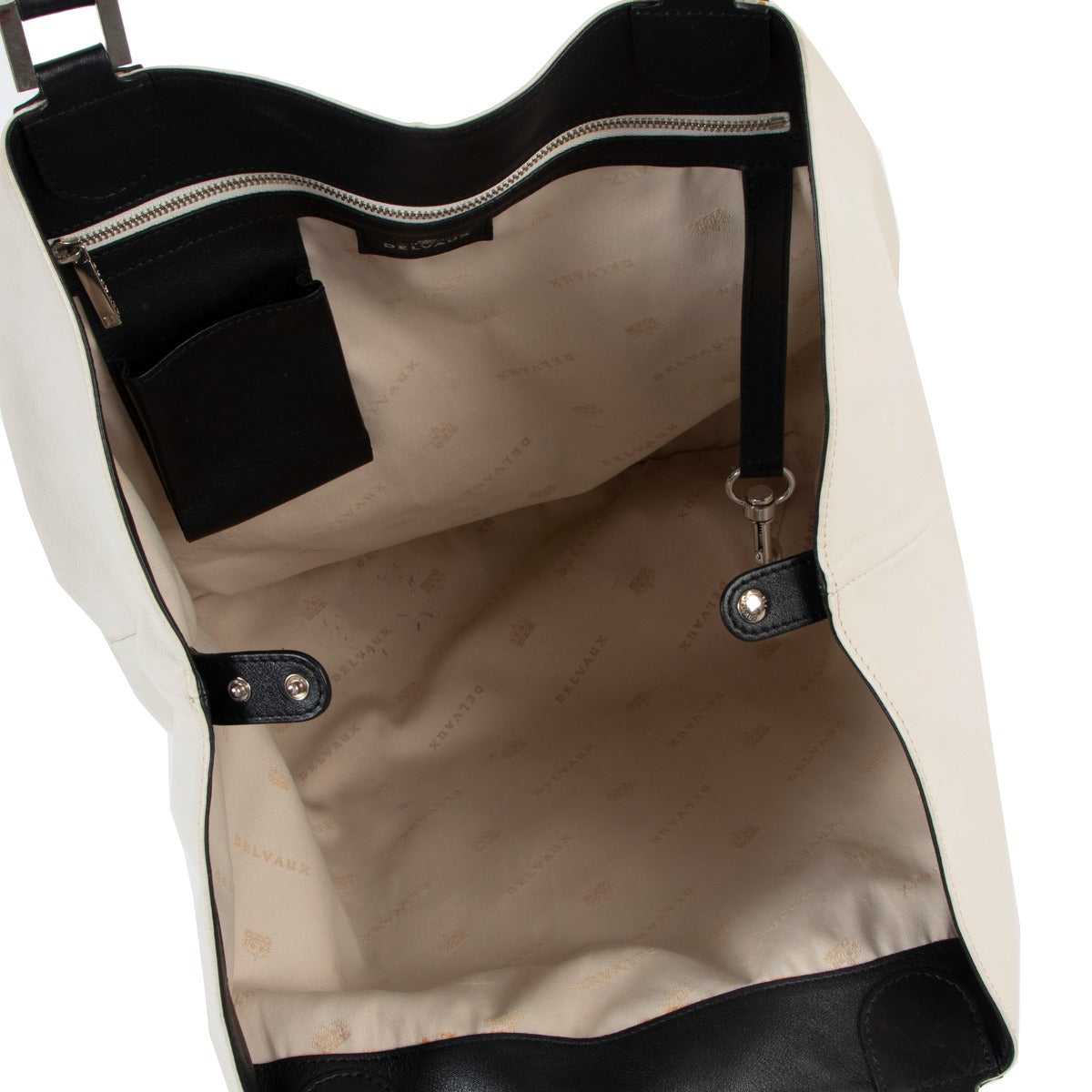 Delvaux Louise Cabas Allure Bicolore Shoulder Bag