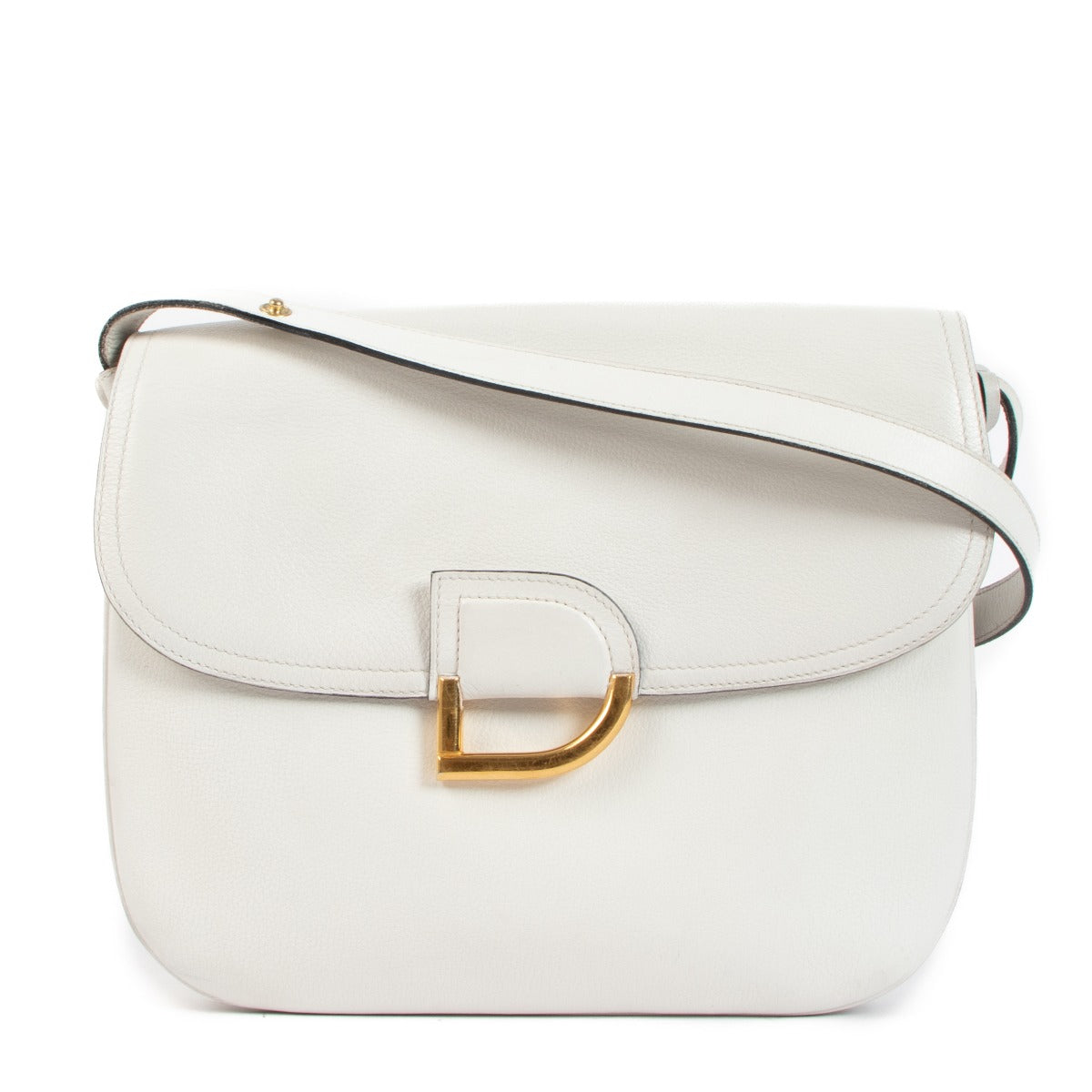 Delvaux White Diligent Crossbody Bag