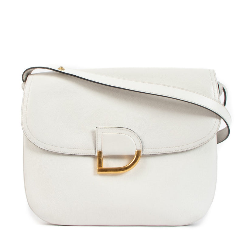 Delvaux White Diligent Crossbody Bag