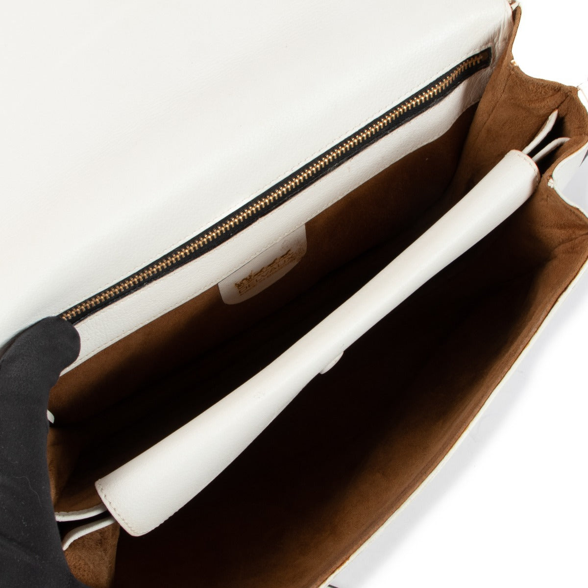 Delvaux White Diligent Crossbody Bag