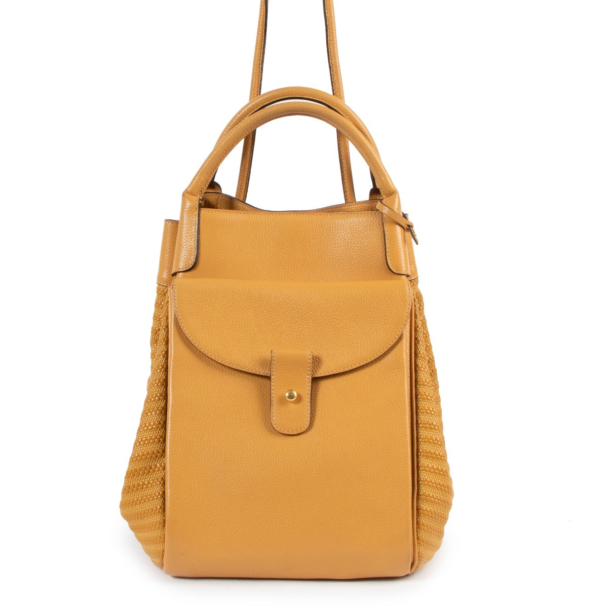 Delvaux Houblon Tissage Côtelé Belon Bag