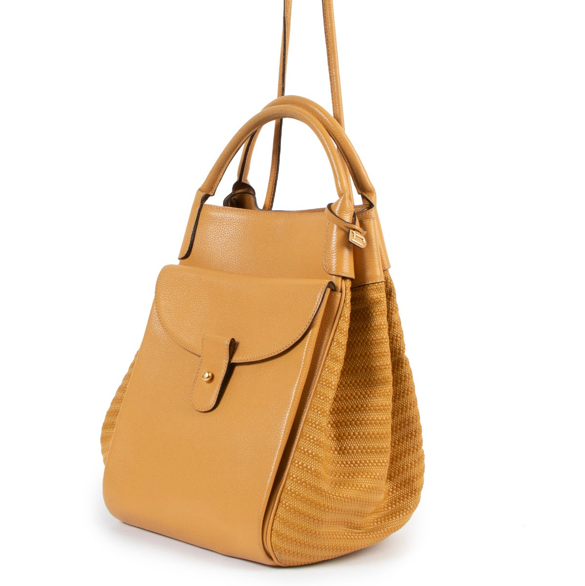 Delvaux Houblon Tissage Côtelé Belon Bag