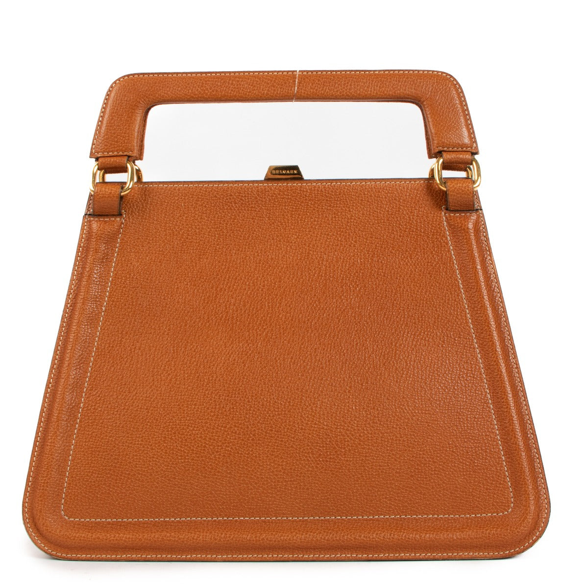 Sac à main Delvaux Bloody Mary PM en cuir cognac