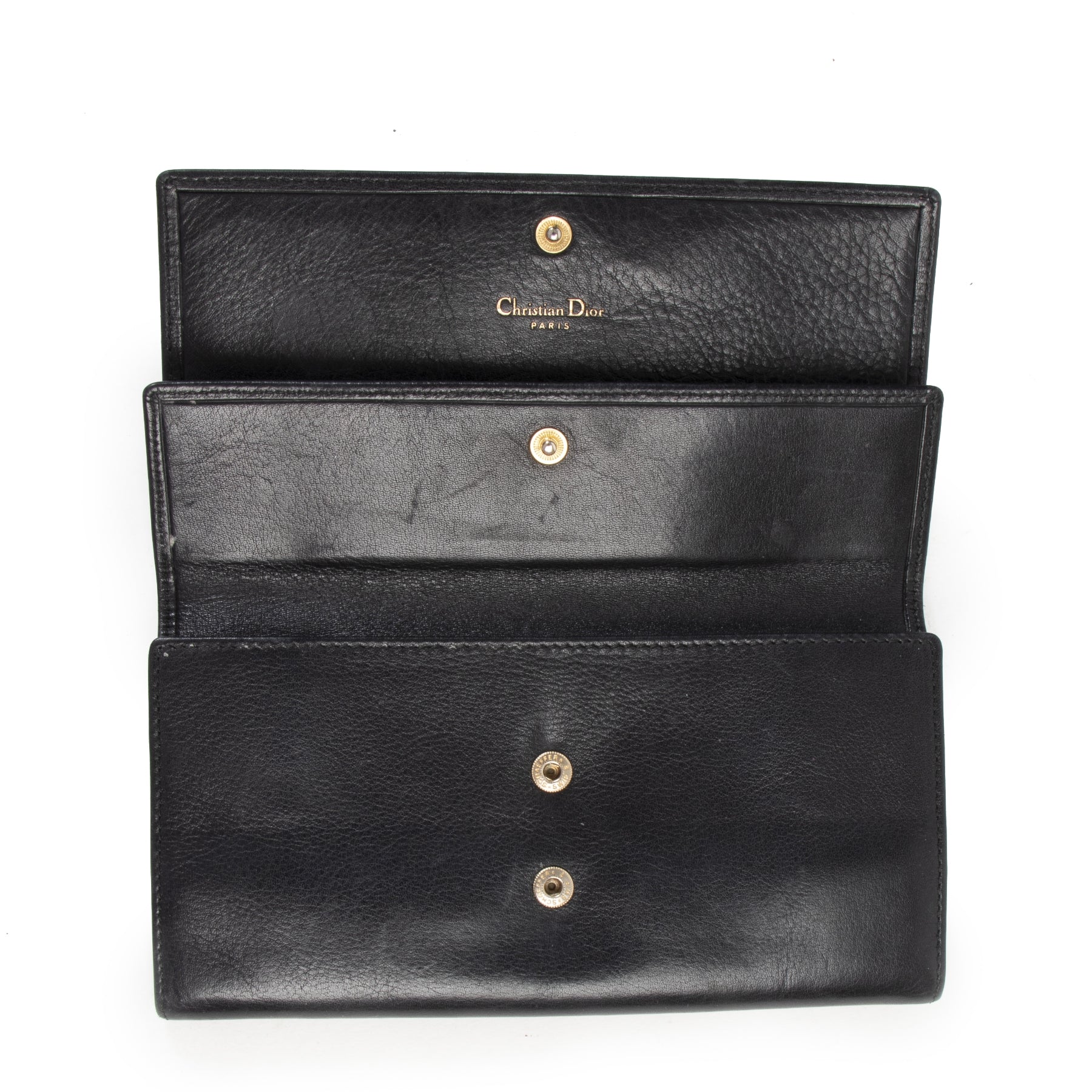 Buy preloved Christian Dior black wallets at LabelLOV Antwerp.